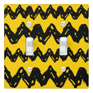 Charlie Brown Zig Zag Pattern Light Switch Cover