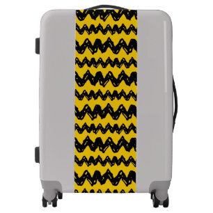 Charlie Brown Zig Zag Pattern Luggage