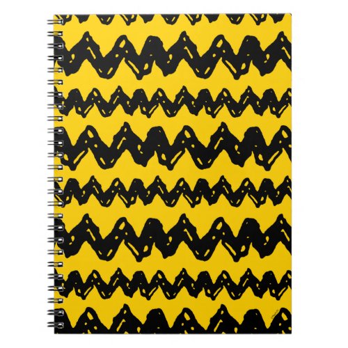 Charlie Brown Zig Zag Pattern Notebook