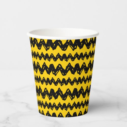 Charlie Brown Zig Zag Pattern Paper Cups