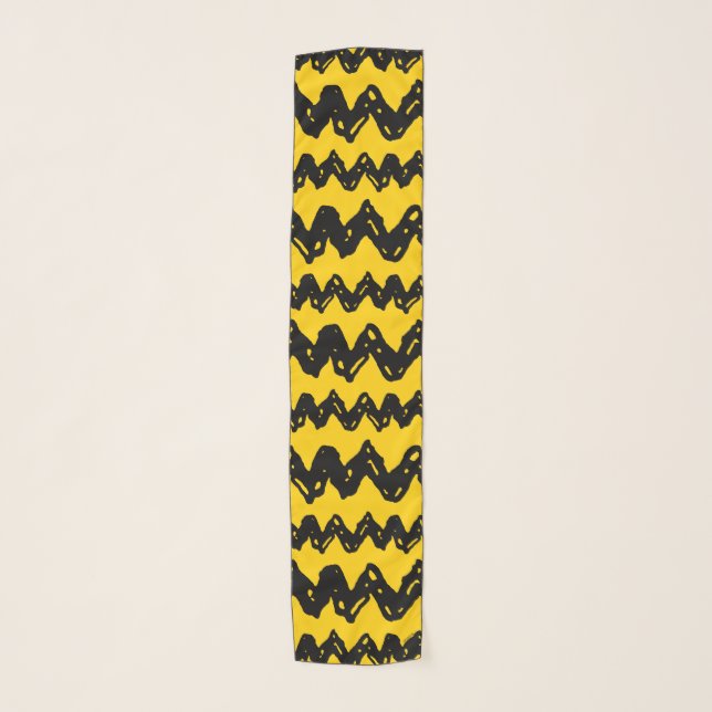 Charlie Brown Zig Zag Pattern Scarf (Front)