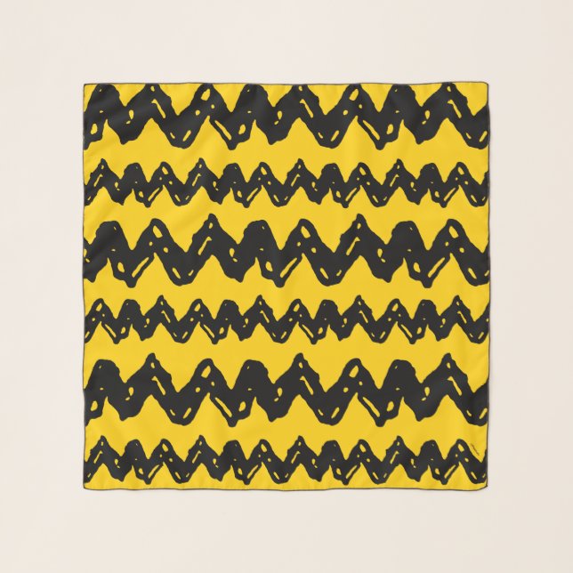 Charlie Brown Zig Zag Pattern Scarf (Front)