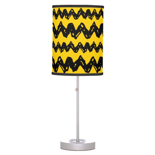 Charlie Brown Zig Zag Pattern Table Lamp (Front)