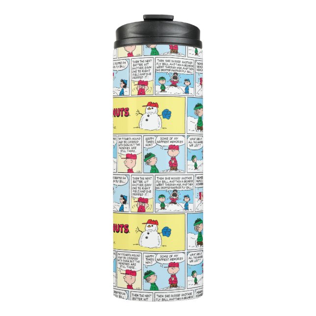 Charlie Brown's Baseball Memories Thermal Tumbler (Front)