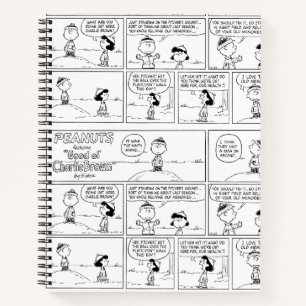 Charlie Brown's Memories At The Pitcher's Mound Notebook