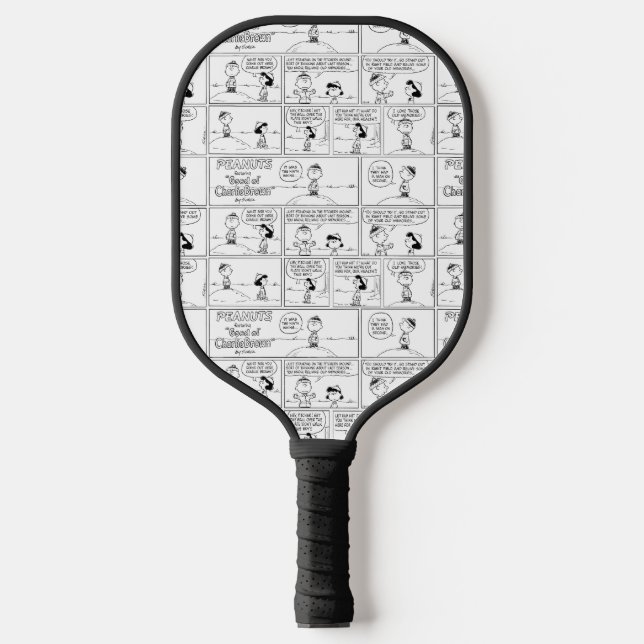 Charlie Brown's Memories At The Pitcher's Mound Pickleball Paddle (Front)