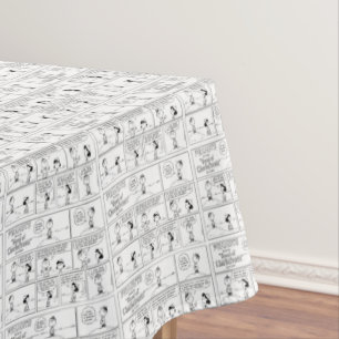 Charlie Brown's Memories At The Pitcher's Mound Tablecloth