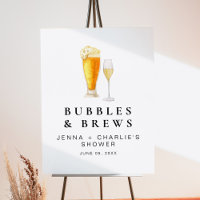 CHARLIE Bubbles & Brews Couples Shower Welcome