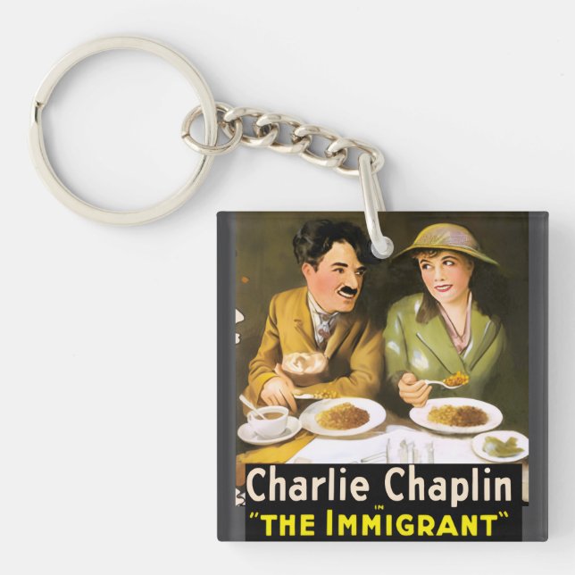 Charlie Chaplin/The Immigrant Keychain (Front)