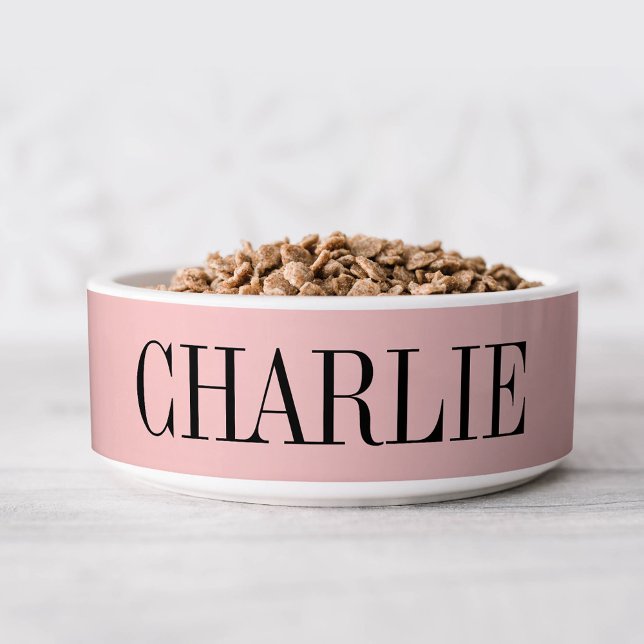 Charlie Classic Name Monogram | Pink Bowl (Creator Uploaded)