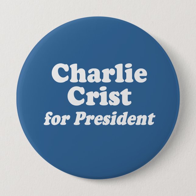 CHARLIE CRIST FOR PRESIDENT BUTTON (Front)