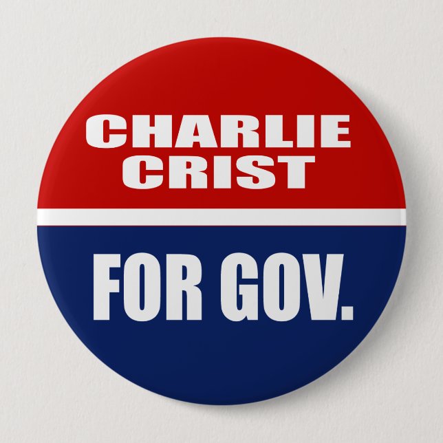 CHARLIE CRIST FOR SENATE BUTTON (Front)