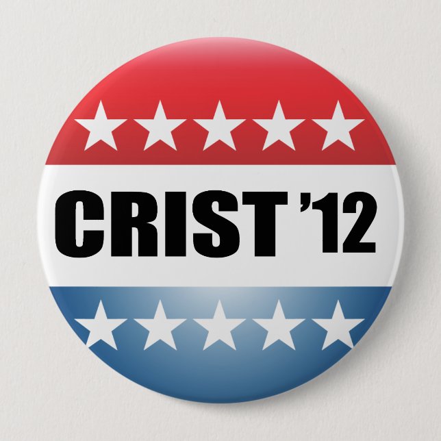 CHARLIE CRIST PINBACK BUTTON (Front)