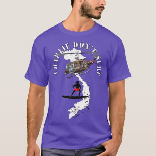 Charlie Dont Surf w Board w Big Helo White T-Shirt
