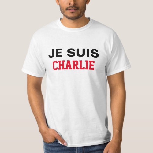 Charlie Hebdo commemoration t_shirt