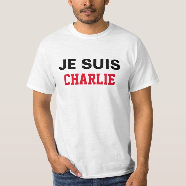 Charlie Hebdo commemoration t-shirt (Front)