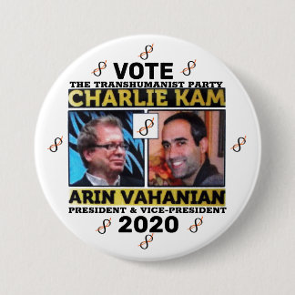 Charlie Kam / Arin Vahanian for President 2020 Button