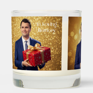 Charlie Kirk Memorial Scented Christmas Candle