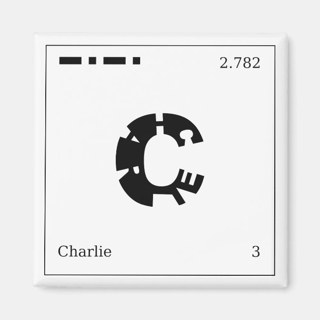 Charlie Magnet (Front)