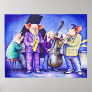 Charlie Porker and his All Sties Poster