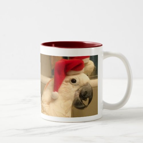 Charlie Santa Merry Christmas  Two_Tone Coffee Mug