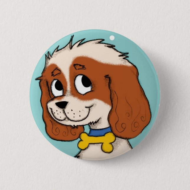 Charlie the Cavalier Pin (Front)