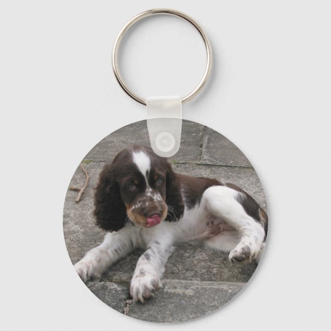 Charlie The Springer! Keychain (Front)
