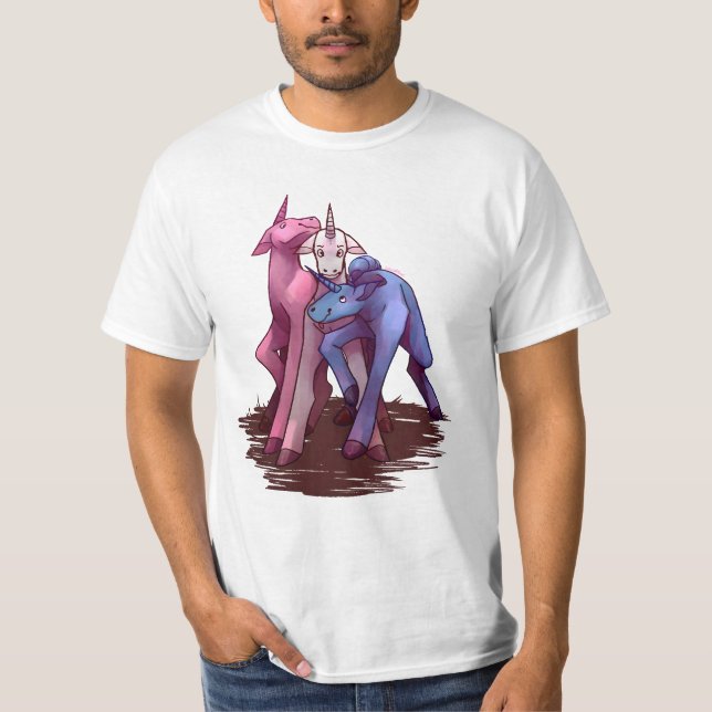 charlie the unicorn happy T-Shirt (Front)