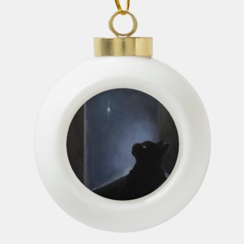 Charlies Christmas Spirit Ceramic Ball Christmas Ornament