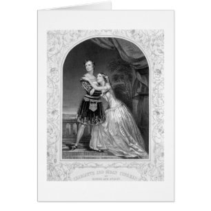 Charlotte and Susan Cushman as Romeo and Juliet, A Cards