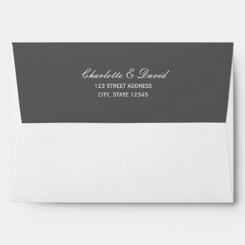 Charlotte B  Return Address Envelope