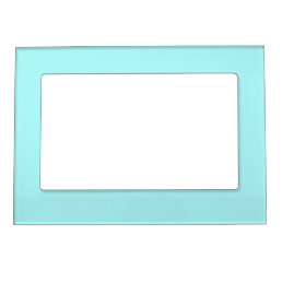 Charlotte blue - Solid color aqua blue Magnetic Frame