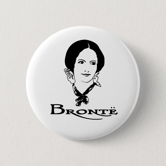 Charlotte Bronte Button (Front)