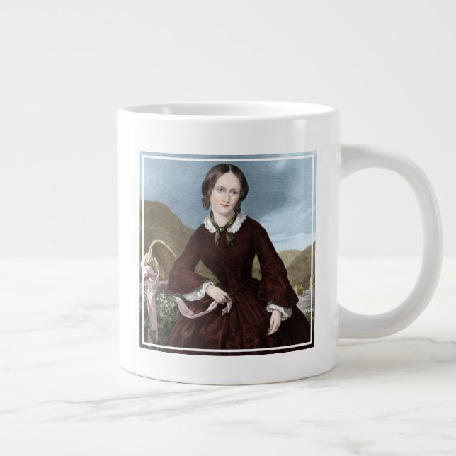 Charlotte Bronte Giant Coffee Mug (Right)