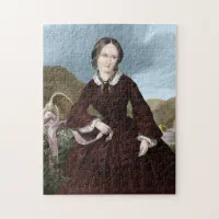 Portrait of Anne Bronte (1820-49) from a - Charlotte Bronte as art print or  hand painted oil.