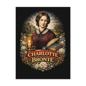 Charlotte Brontë Postcard