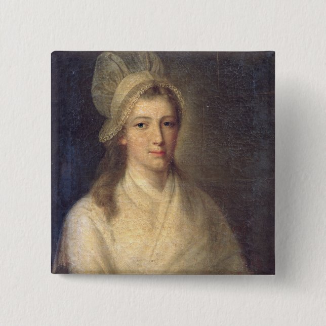 Charlotte Corday Pinback Button (Front)