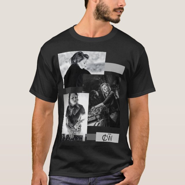 Charlotte de Witte - black and white   T-Shirt (Front)