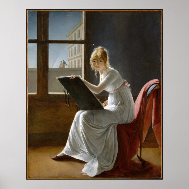 Charlotte du Val d'Ognes by Marie-Denise Villers Poster (Front)