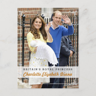 Charlotte Elizabeth Diana - British Royal Princess Postcard