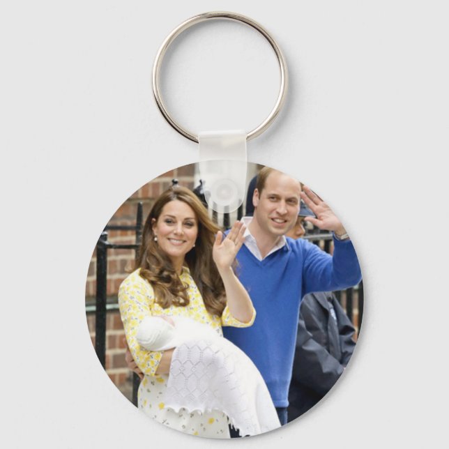 Charlotte Elizabeth Diana - British Royals Keychain (Front)