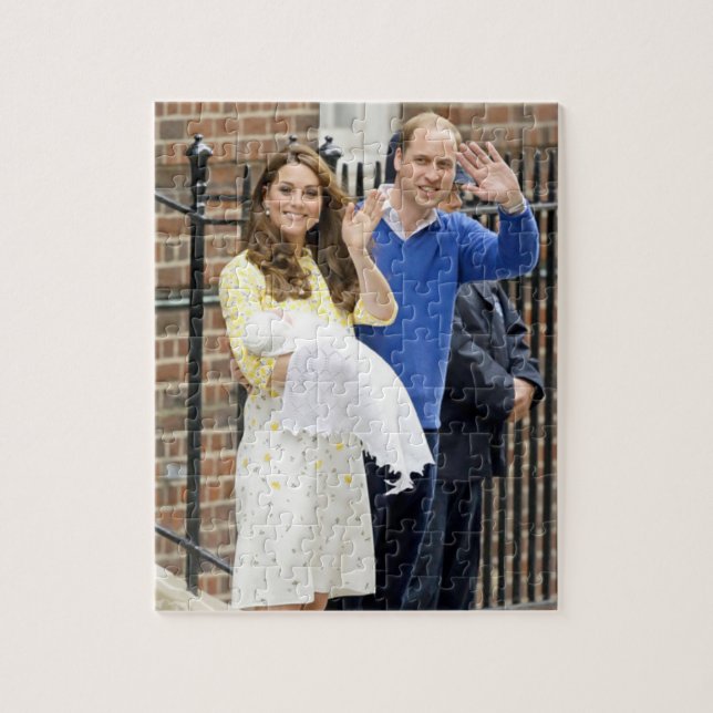 Charlotte Elizabeth Diana - British Will Kate Jigsaw Puzzle (Vertical)