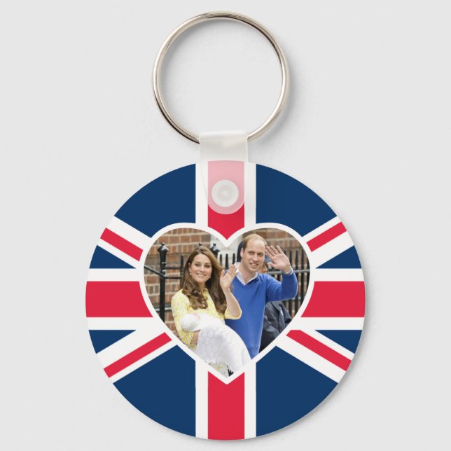 Charlotte Elizabeth Diana - British Will Kate Keychain (Front)