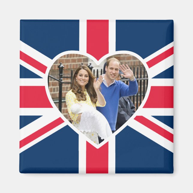 Charlotte Elizabeth Diana - British Will Kate Magnet (Front)