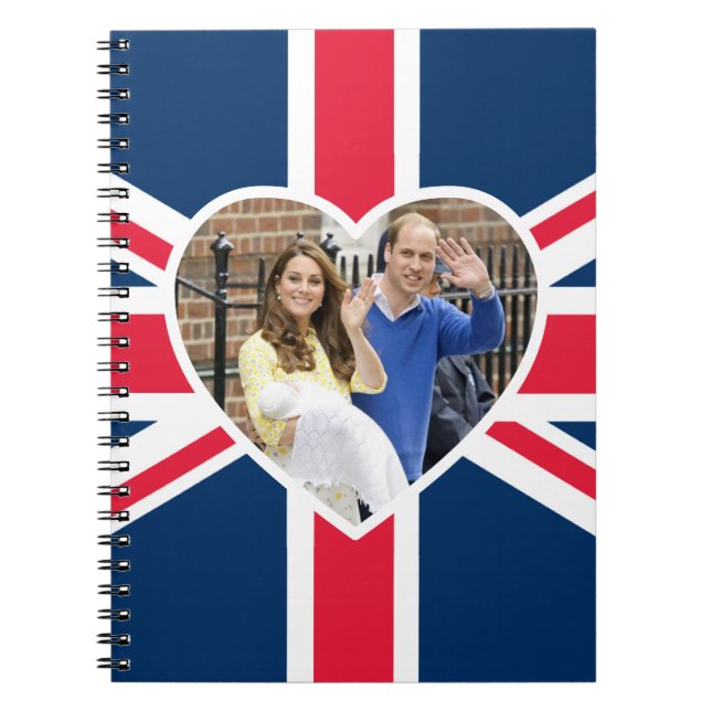 Charlotte Elizabeth Diana - British Will Kate Notebook (Front)