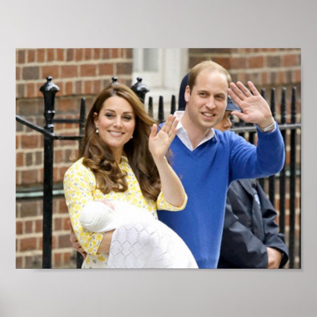 Charlotte Elizabeth Diana - British Will Kate Poster (Front)