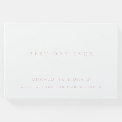 Charlotte F Coll  Elegant Wedding Guest Book