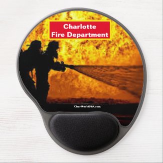 Charlotte Fire Department Gel Mouse Pad