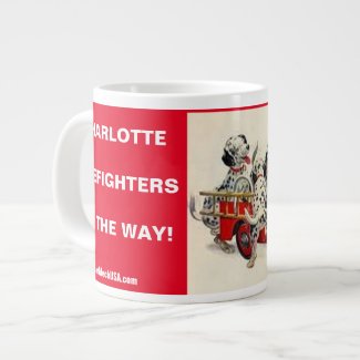 Charlotte Firefighters On The Way Giant Coffee Mug