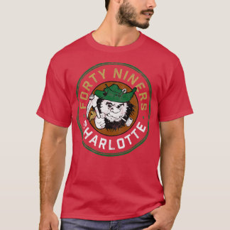Charlotte Forty Niners Vintage Design T-Shirt